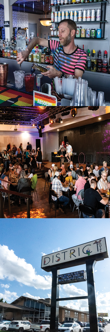 A warm atmosphere welcomes you to the District Hotel, Clubs and Resort. Photo provided. 