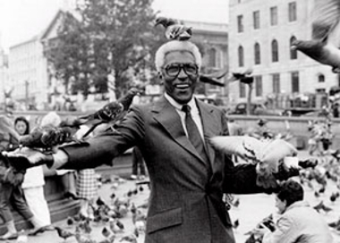 Bayard Rustin was openly gay. Photo courtesy of Walter Naegle via BlackPast.org.