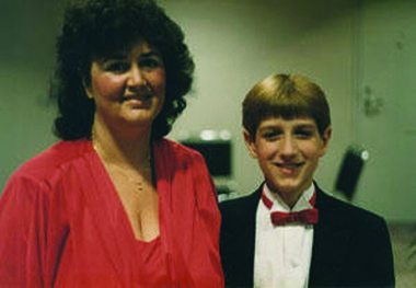 Ryan with his mom, Jeanne White Ginder. File photo. Ryan with his mom, Jeanne White Ginder. File photo.