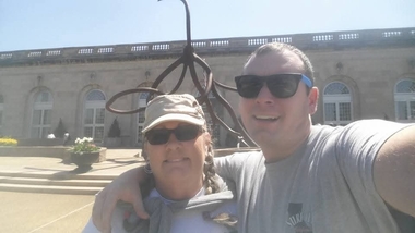 Dustin is helping his mom, Diane, feel more secure as she goes into her retirement years. Photo provided. 