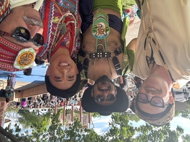 Brian with Two-Spirit leaders from San Francisco’s BAAITS organization. Brian with Two-Spirit leaders from San Francisco’s BAAITS organization.