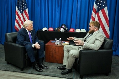 Donald Trump and Jake Paul. Photo by the White House. Donald Trump and Jake Paul. Photo by the White House.