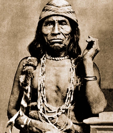 Old Doctor was a Tolowa spiritual leader who dressed in both male and female garments and jewelry. Image provided. Old Doctor was a Tolowa spiritual leader who dressed in both male and female garments and jewelry. Image provided.